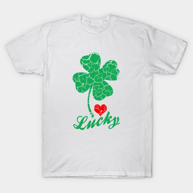 Lucky Shamrock T-Shirt by LunaMay